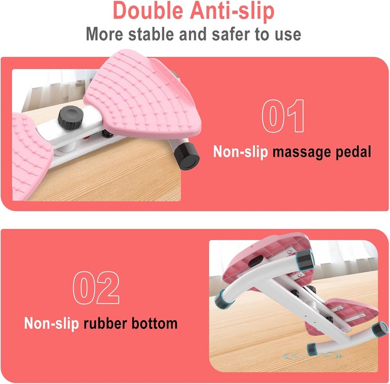 OSCILLATING SLIM Waist Twister Ab Machine with 300 lbs Weight Capacity Anti-slip twist board Noiseless Home Gym Exercise Equipment for Women Men - Image 3